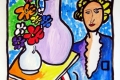 Femme au Vase Bleu