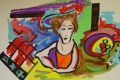 femme aux  chapeaux