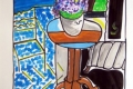 table au vase